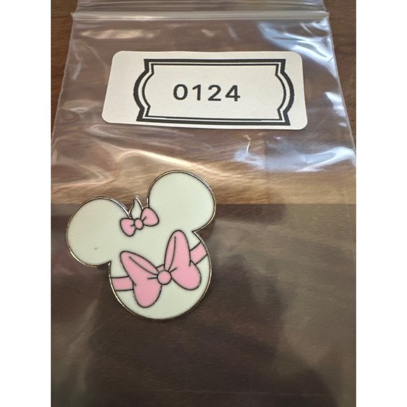 Disney Mickey Trading Pin Minnie Mouse Ears Pink Bow Mystery 2012 Authentic - Picture 5 of 5